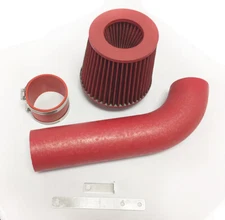 Coated Red For 1993-1995 Isuzu Trooper 3.2L V6 Sohc Air Intake  Kit + Filter