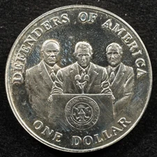 Northern Mariana Islands 1 Dollar 2004, Coin, Defenders Of America, Inv#F738
