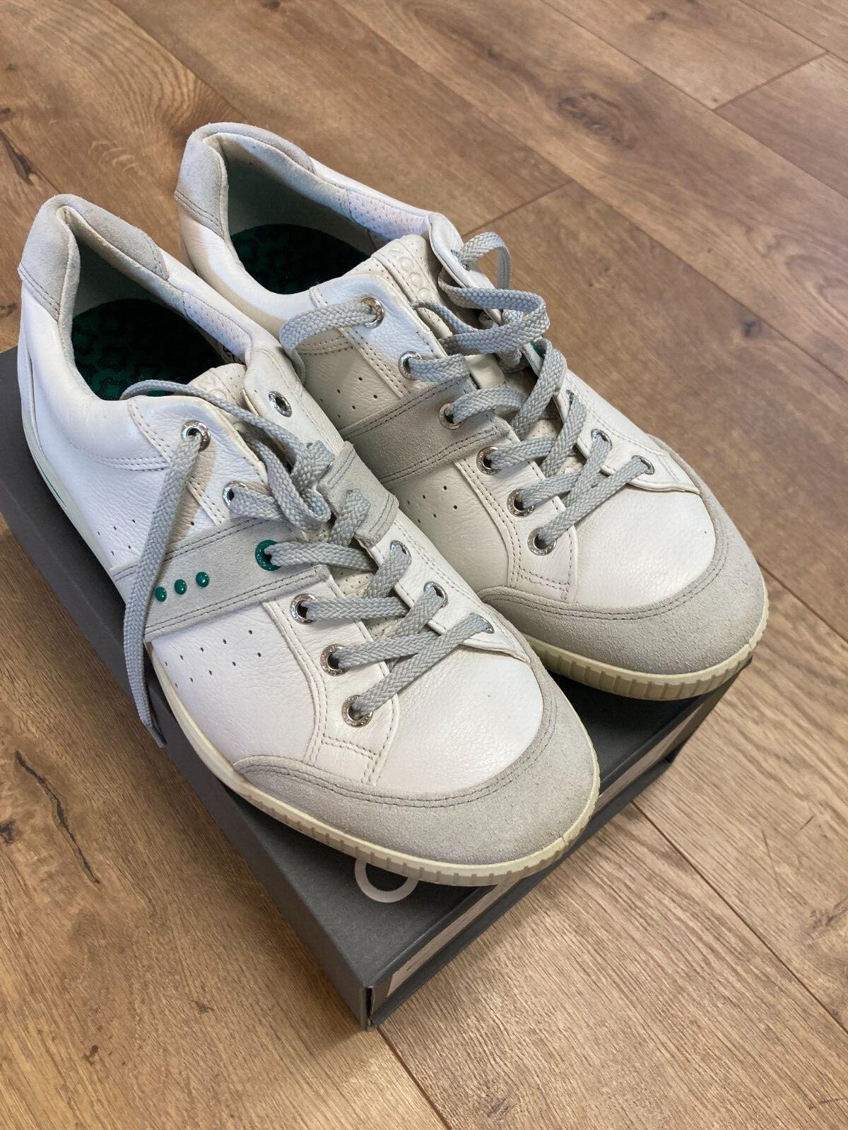 ECCO Mens Street Retro golf shoes White EU42 US 8