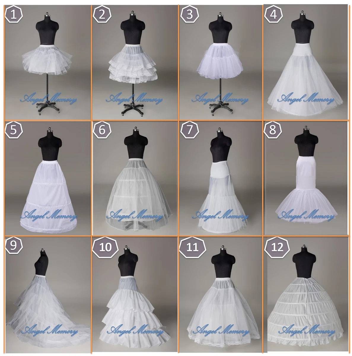 A line petticoat top for wedding dress