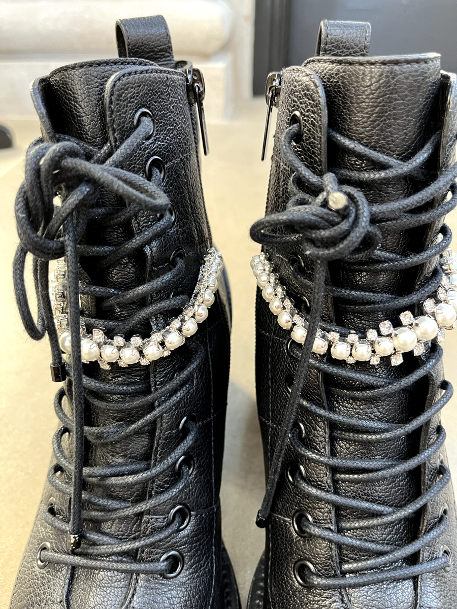 Jimmy Choo Black Cruz 65 Leather Combat Ankle Boots with Jimmy Choo Black Cruz 65 Leather Combat Ankle Boots with