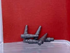 Lego Parts Lot x (5) Ct ~ Flat Silver Horn, Unicorn ~ No 89522