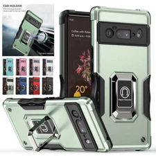 For Google Pixel 6/7 Pro 7 6 Case Cover Magnetic Ring Kickstand Phone Holder