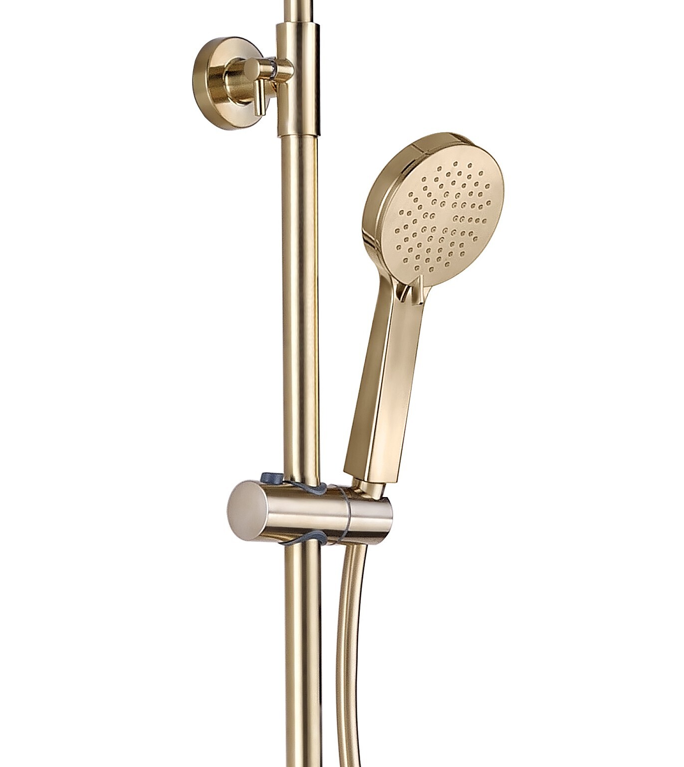 Keenware KBS222 Midas Round Overhead Shower System Brushed Brass eBay