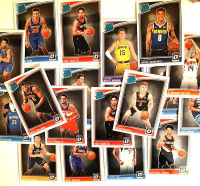 Set 37 Karten NBA Basketball Optical Donruss 2018-19 - Rookie Classed Raten Rookie
