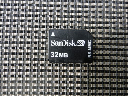 Vintage SanDisk 32MB RS Multimedia Card (32MB RS-MMC) SanDisk - 第 1/2 張圖片