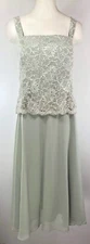 NWT Karen Miller New York Dress - Size 18 - Sage Green