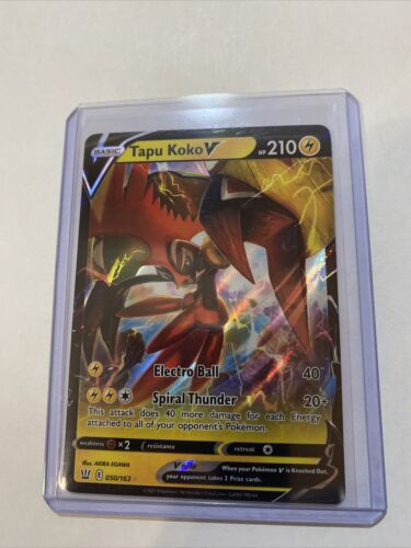 Tapu Koko V 050/163 Battle Styles Ultra Rare Pokemon Card NM/M | eBay