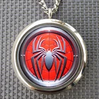 Spider-Man Logo Superhero Comic Book Game TV Series Film Symbol Pendant Necklace