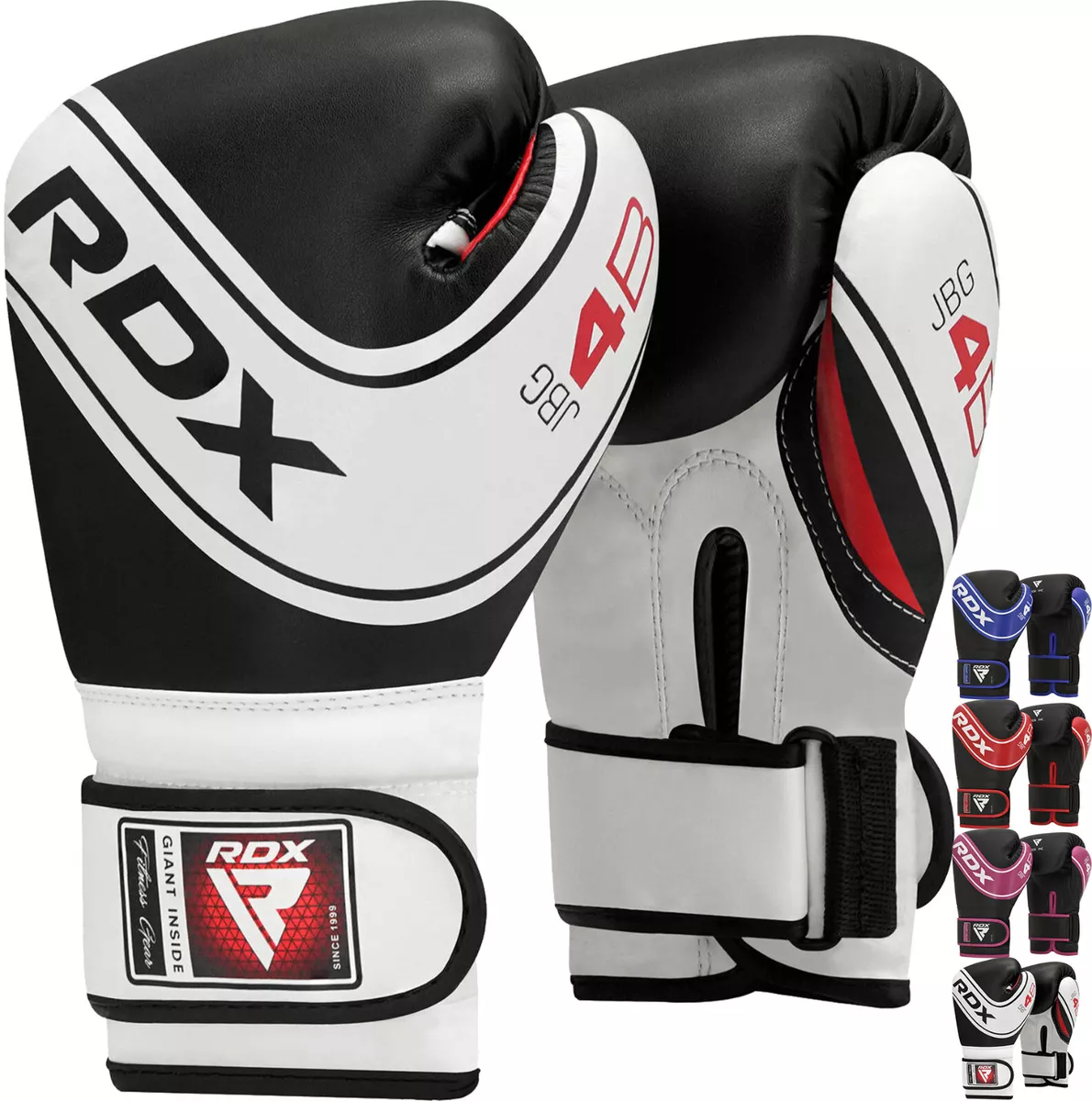 Rdx cow hide leather gel boxing gloves sales