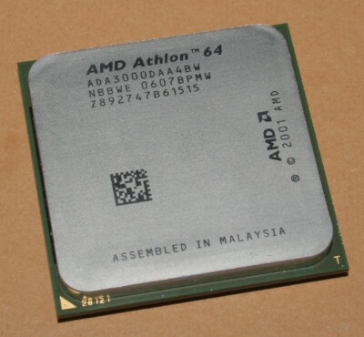 AMD Athlon 64 3000+ 1800 MHz ADA3000DAA4BW Socket 939 CPU