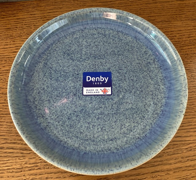denby bright blue speckle