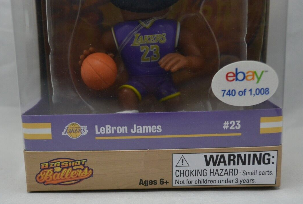 【最安値】NBA Ballers LeBron James フィギュア LEBRON JAMES BIG SHOT BALLERS ACTION FIGURE EBAY EXCLUSIVE