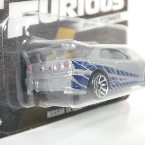 2 FAST 2 FURIOUS Nissan Skyline Brian Paul Walker Hot Wheels Toy Car Collectible - 第 22/24 張圖片