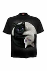 SPIRAL DIRECT YIN YANG CATS T Shirt/Funny/Cat/Kitten/Cute/Funny/Unisex/Top/Tee