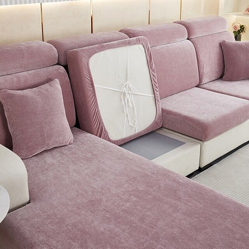 Neu dicker Sofa Sitzkissenbezug staubdicht elastisch L-Form Sofabezug - Bild 25 von 29