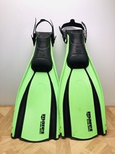 Mares Plana Avanti Diving Fins Adult Medium Green Black Open Heel Adjustable