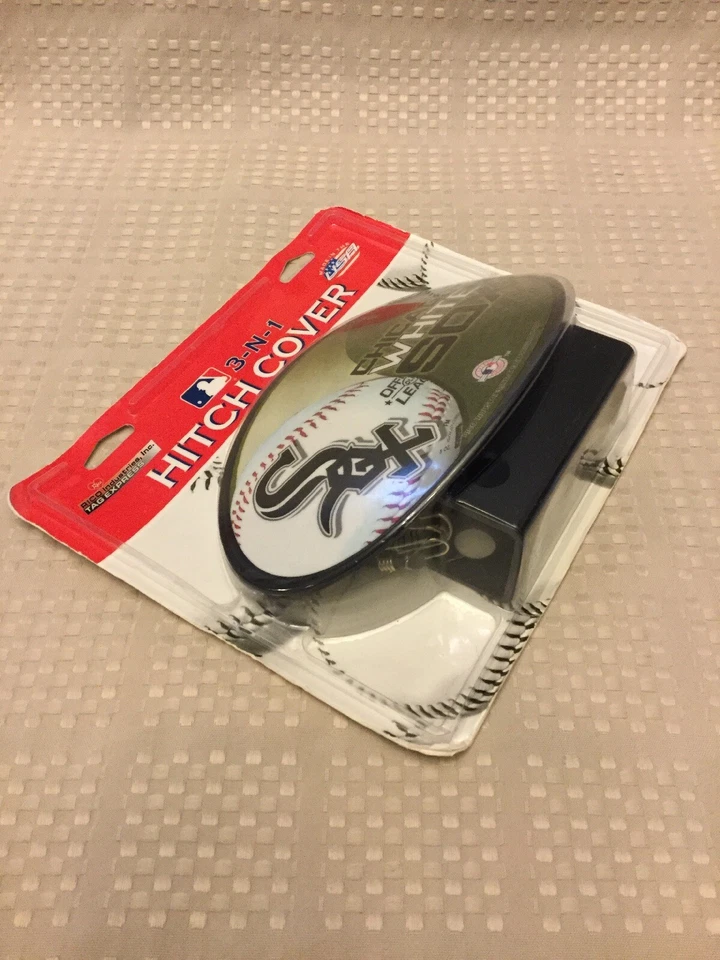 Chicago White Sox  MLB Baseball Trailer Hitch Cover 3-N-1 Made In The USA New - Image 4 of 4