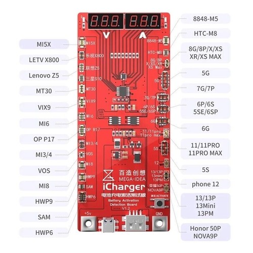 Qianli iCharger 3 Battery Charging Activation Detection Board for iPhone Samsung - Zdjęcie 3 z 12