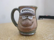 Small Ugly Face Mug Art Pottery EUC