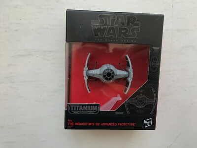 NEU IN OVP STAR WARS BLACK TITANIUM SERIES 28 THE INQUISITOR'S TIE ADVANCED PROTOTYPE