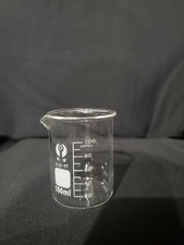 12 x 100ml Glass Beaker Laboratory Chemistry Lab Measuring Glassware 12 pack
