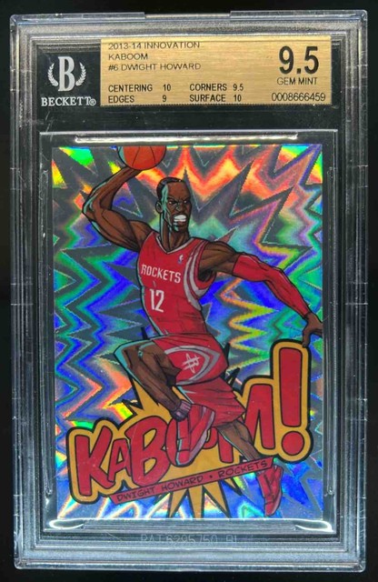 2013-14 Panini Innovation Dwight Howard Kaboom SSP #6 Rockets BGS 9.5