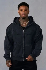 YoungLa Batman Armored Zip-Up Black Wash (XLarge)