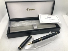 PILOT Japan fountain pen PILOT Grance Fountain Pen, Black, 14K