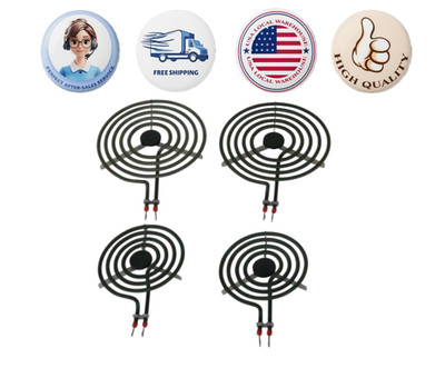 MP22YA Electric Range Burner Surface Element (2) MP15YA 6'', (2) MP21YA 8'' 4pcSet