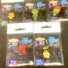 Evangelion Metal Mascot Charm Set 5pc Shinji, Rei, Asuka, NERV, PenPen