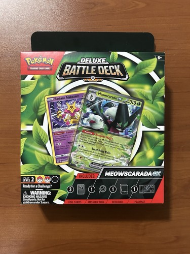Pokemon Meowscarada Ex Deluxe Battle Deck (SEALED)