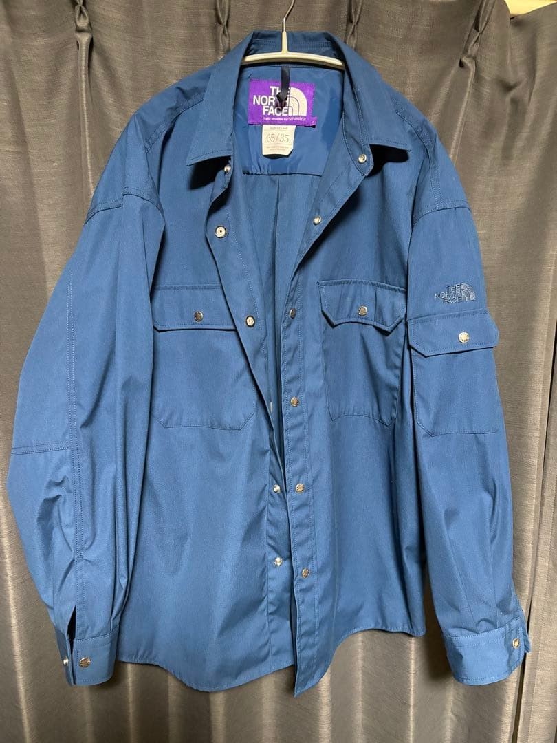 THE NORTH FACE PURPLE LABEL Men’s 65/35 CPO Shirt Size L Navy Casual USED