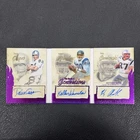 Dave Casper Kellen Winslow Rob Gronkowski 2025 Leaf History Book 3 Auto 6/8 PH