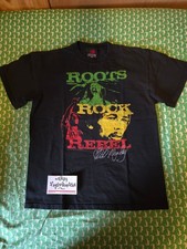 Bob Marley Tee Zion Rootswear Bob Marley Roots Rock Rebel T  Shirt Black Reggae M