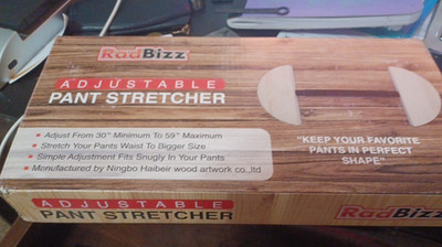 RadBizz Adjustable Pant Strecher NIB ADJUST FROM 30'' TO 59'' MINIMUM