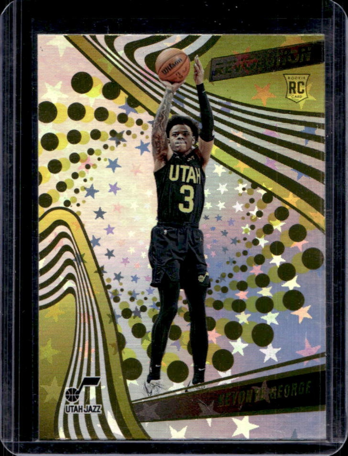 2023-24 Panini Revolution Keyonte George RC Astro Rookie #118 Jazz