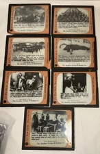 5 Magic Lantern Slides, Southern Savings & Banking, Western Newspaper Union Ads