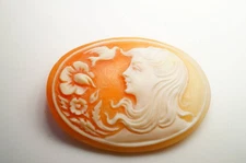 Rare Unused 15-Year-Old Natural Shell Cameo Loose 26.7ct/5.3g