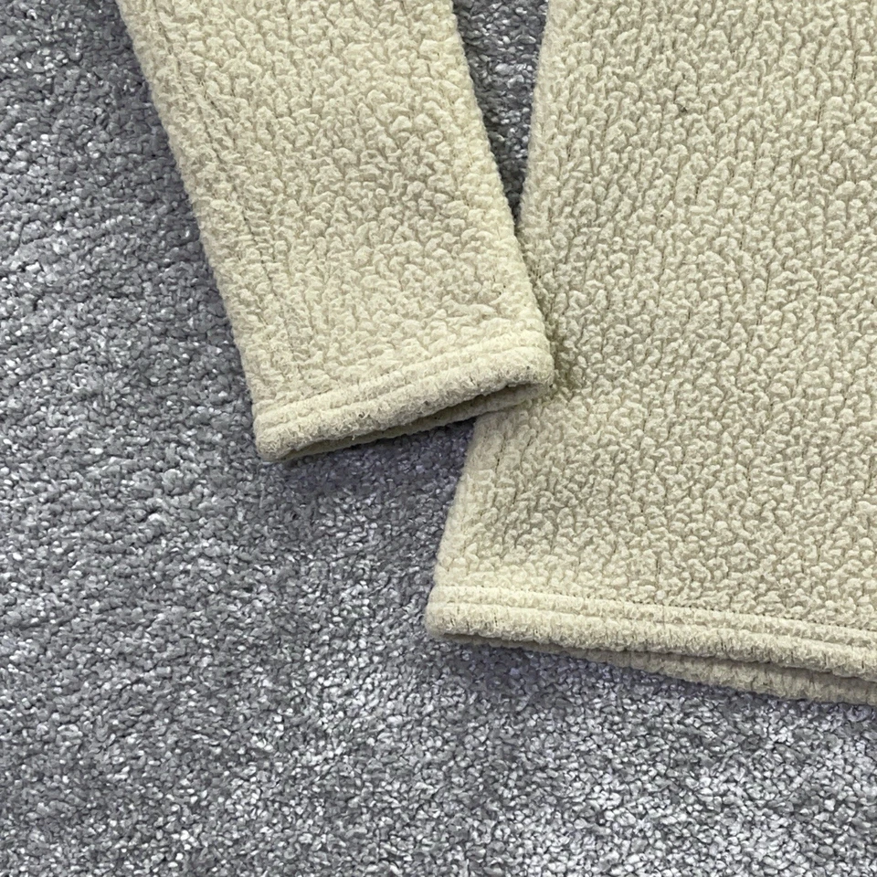 Suéter Vineyard Vines Para Hombres XS Heritage Sherpa 1/2 Cremallera Camel Beige Crema 200320 Foto 2 de 4