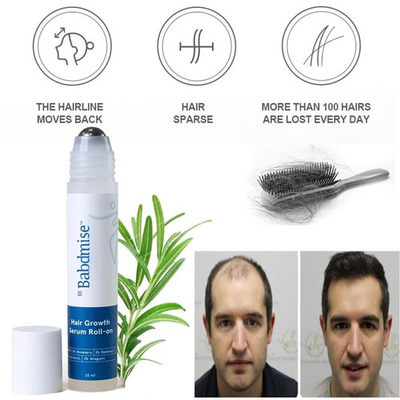 #ad Be Bodywise Hair Growth Serum Roll On 25ml 3% Rosemary Reduces Hair Fall $42.95