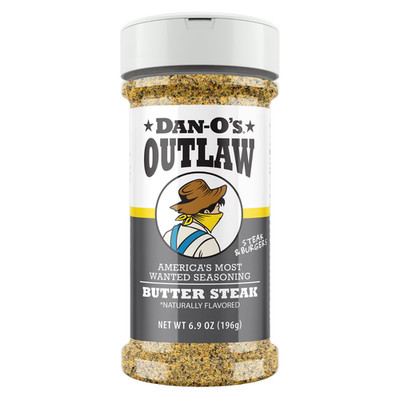 Dan-O s Outlaw Butter Steak All-Purpose Seasoning for Grilling, 6.9 oz - Mixed S
