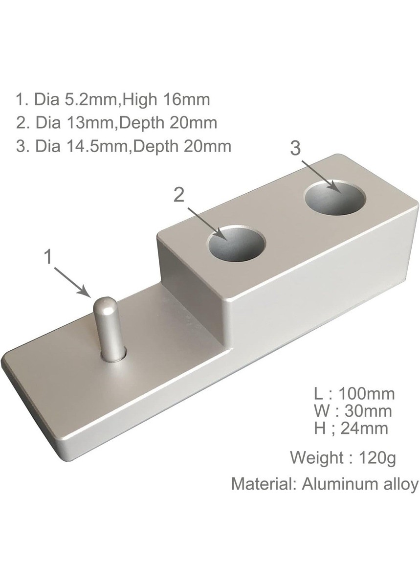 CNC Aluminum safety razor Base stand holder For Yaqi Rockwell