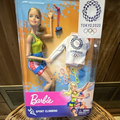 Mattel Barbie Olympic Games Tokyo 2020 Sport Climbing Doll Blonde GJL75 12in