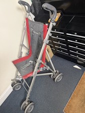 MacLaren Major Elite Pushchair/Buggy/Stroller Red/Grey