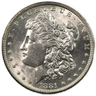 1881-O Morgan Silver Dollar New Orleans Uncirculated BU+