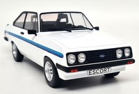 Mcg 1/18 Ford Escort MK2 RS2000 White 1977 Road Car Diecast Scale Model Car