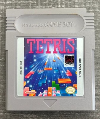 Tetris Nintendo Game Boy Gameboy Original 1989 + Case, Tested Working