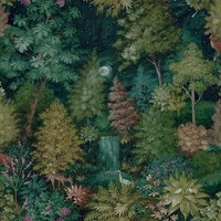 Mitternacht WäLder Tapete GrüN Holden 14151 Tapete FüR Stilvoll Heim WäNde