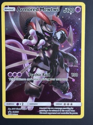 Full HD SWIRL Armored Mewtwo SM228 SM Holo Fullart Promo LP
